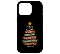 Wonderful Counselor Christian Christmas Bible Verse Design Case for iPhone 16 Pro