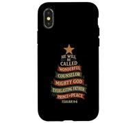 Wonderful Counselor Christian Christmas Bible Verse Design Case for iPhone X/XS