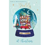 Wonderful Daddy With Love Santa's North Pole Christmas Card Xmas Greeting Cards