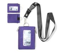 WONDERFUL FLOWER ID Card Holder Breakaway Lanyard, Nylon Lanyard Wallet, Zip ID Case Water Resistance, Keychain Coin Purse for Cards, Badges, Cash, Work, Travel, Cruise, Teachers, Students, Women, Men