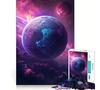 Wonderful Galaxy Space 1000 Piece Puzzle For Teenagers Mind Skill Play Laser Cut for Flawless Fit Relaxing Indoor Group Activity (50x75cm)