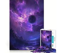 Wonderful Galaxy Space Jigsaw Puzzle 1000 Piece Focus Boost Fun Advanced Laser Cutting Tech Travel-friendly Brain Game Gift (50x75cm)