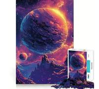 Wonderful Galaxy Space Puzzles for Adults 1000 Pieces Focus Boost Fun Uniform Size Precise Pieces Bonding Activity for Loved Ones (38x26cm)