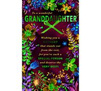 Wonderful Granddaughter Embellished Birthday Greeting Card Words To Cherish Cards