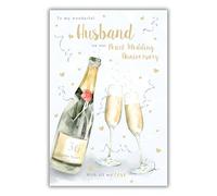 Wonderful Husband - On Our Pearl Anniversary - 30th Wedding Anniversary Card