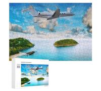 Wonderful Jet Airplane Fly: Year-End Present, 300 PCS Challenging Puzzle for Adults - for A Rewarding Weekend Challenge