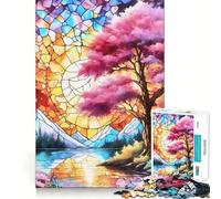 Wonderful Landscape 1000 Piece Jigsaw Puzzles Memory Train Fun Smooth Burr Free Surface Entertaining Challenge for Spare Time (50x75cm)
