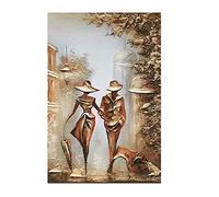 Wonderful Love Art Canvas Paintings Reproductions The Romantic Posters and Prints Wall Art Picture for Bedroom Decor 50x70cm(20x28in) withframe
