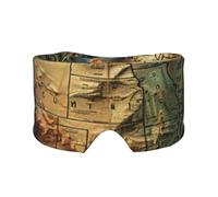 Wonderful map of The United States Print Eye Shade Cover for Nap Travel Yoga,Eye Cover Blindfold Travel Office Nap Airplane