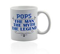 Wonderful Mugs Pops Gift Funny Mug Grandpa Coffee Cup Father’s Day Ceramic 11oz Microwave Safe
