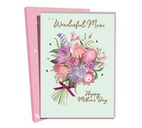 Wonderful Mum Mum's Blooming Beautiful! Mother's Day Boxed Luxury Greeting Card MLLB021