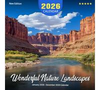 Wonderful Nature Landscapes Calendar 2026: Twelve months filled with Earth’s most enchanting scenery