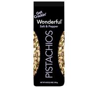 Wonderful Pistachios In Shell, Salt & Pepper Flavored Nuts, 48 Ounce Bag, Protein Snacks, Gluten Free, Healthy Snacks for Adults