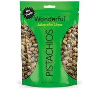 Wonderful Pistachios Jalapeño Lime Flavoured Nuts 11oz Resealable Bag Spicy Nuts Protein Snacks Gluten Free Pantry Staples Healthy Snacks