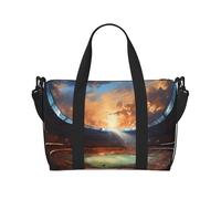 Wonderful Soccer Game Print Weekend Holdall 41cm Water Resistant Duffle Cabin Luggage Under Seat Travel Tote for Women