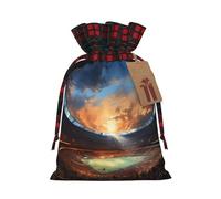 Wonderful soccer game Two Color Drawstring Gift Bag S Beautiful Convenient Suitable For Christmas Birthdays