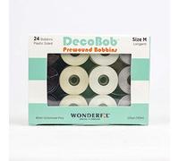 Wonderful Speciality Threads DecoBob Prewound Bobbins, Size M Longarm (Basic)