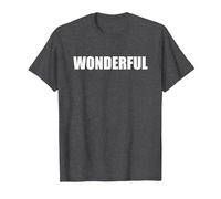 Wonderful T-Shirt, Men, Dark Heather Grey, 4XL