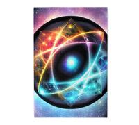 Wonderful Universe Picture puzzle.Wooden Jigsaw Puzzle for Adults, Unique Wall Art Decor Gift