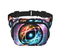 Wonderful Universe Printed multifunctional waist bag, unisex trendy messenger bag, travel sports storage bag