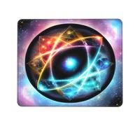 Wonderful Universe Square Waterproof Non-Slip Rubber Base Mouse Mat for Office Laptop,Laptop Wireless Mouse Home Office Travel 7 X 8.6 in