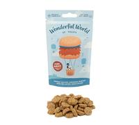 Wonderful World of Treats for Dogs - Dog Cake Multi Pack (12 x 50g) - Hand Baked Dog Treats UK - Healthy Dog Training Treats - Pulled Pork Burger Snacks for Puppies & Adult Dogs