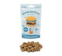 Wonderful World of Treats Beef Burger Dog Treats - 50g