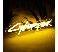 WonderfulLife Game Cyberpunk Neon Sign for Game Zone Decor,Shooting Games Led Lights for Man Cave Gaming Room Internet Bar or Bedroom Decoration.5V USB Powered,Easy Hanging.