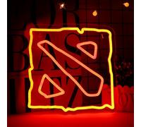 WonderfulLife Game Neon Sign for Gamer Zone Decor,Led Lights for Man Cave Internet Bar or Bedroom Decoration.Perfect Birthday Gifts,5V USB Powered,Easy Hanging.