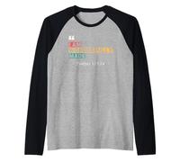 Wonderfully Made - Psalm 139:14 Vintage Scripture Design Raglan Baseball Tee