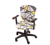 wonderfulwu Office Computer Chair Cover, Split Stretch Spandex Chair Cover Rotate Chair Protective Covers