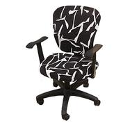 wonderfulwu Stretch Chair Covers Spandex Office Computer Chair Cover Removable Washable Rotate Swivel Chair Protective Covers