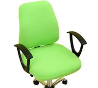 wonderfulwu Stretch Chair Covers Spandex Office Computer Chair Cover Removable Washable Rotate Swivel Chair Protective Covers