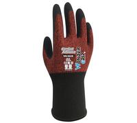 Wondergrip - Comfort Advance - WG-360R Safety Gloves - Ultra-Thin Liner, High Grip - TPDT Technolog - IT-Compatible & Ergonomic Fit - For Dry-to-Wet Applications - Red - Medium