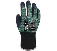 Wondergrip - Dexcut - WG-733 Safety Gloves - HDML Coating - Medium to Heavy Cut Protection - Anti-Wear & Thermal Hazard Protection - High Grip - Durable Latex - Green - Large