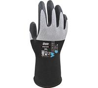 Wondergrip - Duo - WG-555 Safety Gloves - DuaLiner Technology - Foam Nitrile Coating - High Grip - Breathable Microfiber Liner - Enhanced Dexterity - Black/Gray - Small