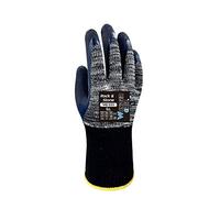 Wondergrip - Rock & Stone - WG-333 Safety Gloves - Double Latex Coating - Non-Slip Grip - Heat, Cold, Cut Level B Protection - Heavy Duty & Ergonomic Fit - Grey - XX Large