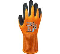 Wondergrip - Thermo Lite - WG-320O Safety Gloves - Double Latex Coating - Cold Protection - High Grip - Insulated & Ergonomic Fit - For Wet and Dry Conditions - Orange - Large