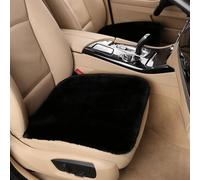 WONDERHXIN Faux Fur Sheepskin Car Seat Cover - Premium Wool Winter Warm Car Cushion Pad with Non-Slip Backing | Universal Fit for Cars, Trucks & Office Chairs,18 * 18 inches