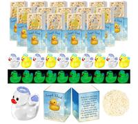 Wonderjune 30 Sets Christmas Employee Appreciation Gifts Bulk for Coworker Team Staff Positive Support Pocket Hug with Inspirational Card Box Thank You Gift for Office Nurse Teacher (Angel Duck)