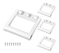 Wonderjune 4 Pcs White Cooler Replacement Handles Parts Compatible with Igloo 21023 for 25-72 qt Coolers Plastic Cooler Accessories Kits