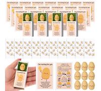 Wonderjune Emotional Support Appreciation Gift Bulk for Employee Positive Resin Fall Halloween Thanksgiving Party Favors Christmas Thank You Gifts for Coworker Vet Tech MA Week(36 Sets,Potato)