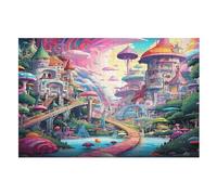 Wonderland 1000 Pieces of Puzzles for Adults And Children - Wooden Puzzles, Stress Relief Puzzle Games And Unique Gifts (75×50cm)