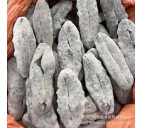 WonderLand Herbs African sea Cucumber Dry Goods White Pig sea Cucumber Black Stone sea Cucumber White TET Fish 500g. (About 2pcs)