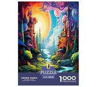 Wonderland Jigsaw Puzzles Puzzles for Adults Kids. 1000 Piece Impossible Challenge Toy Educational Game Home Decoration for Adults& Kids Age 14 Years Up 38x26cm/1000pcs