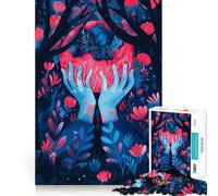 Wonderland Magic Jigsaw for Teenagers1000 Pieces Mental Boost Game Burr Free Clean Cut Pieces Easy to Learn Family Enjoyment (38x26cm)