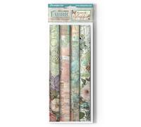 Wonderland Pack of 4 Sheets Fabric cm 30 x 30 cm