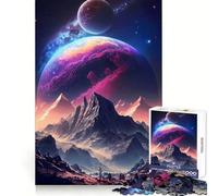 Wonderland Planetary Jigsaw for Teenagers 1000 Pieces Mind Exercise Soft Distraction Exact Cut (38x52cm)
