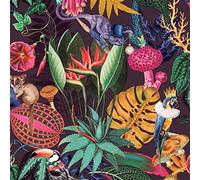 Wonderland Tropical Wallpaper Plum Holden 91192