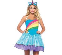 Wonderland W40015 - Women's Rainbow Unicorn Costume, S/M